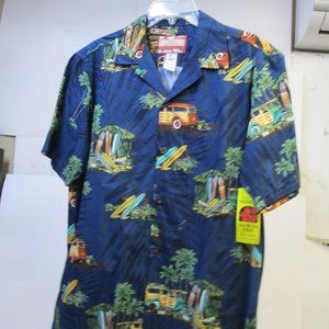 RJC Hawaii 100% Cotton Hawaiian Pocketed Shirt